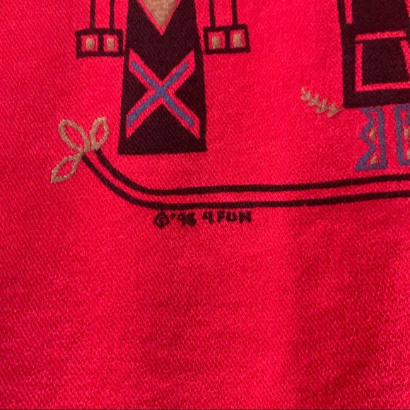 Vintage 90s Aztec cave painting design shirt - Picture 11 of 14